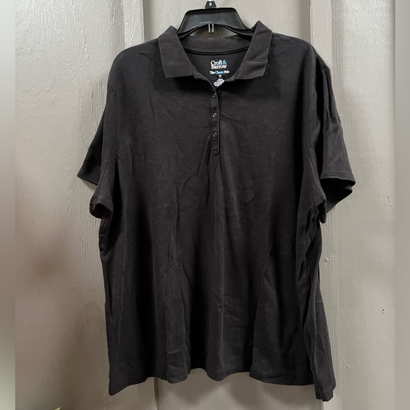 croft & barrow Tops - Croft & barrow the classic polo black